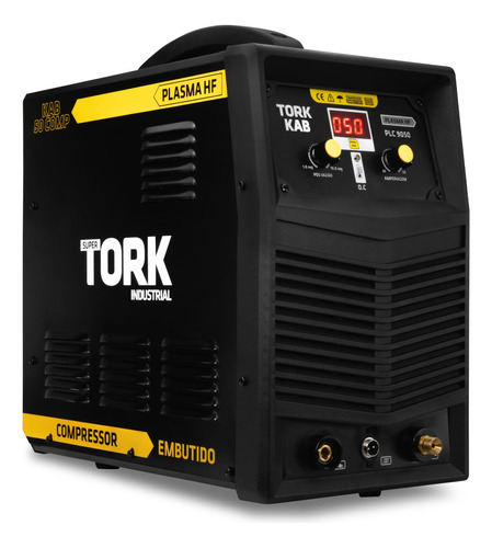 Inversora Tork Corte Plasma 220v Compressor Embutido Kab 50a