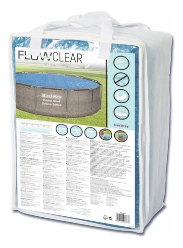 Cubierta Solar Flowclear Bestway 3.66 X 76