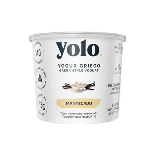 Yogurt Griego Mantecado Yolo 680g (grande)