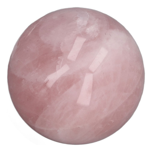 Bola De Adivinación, Cristal Rosa, 2 Pulgadas, Cuarzo Rosa N