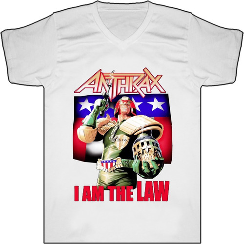 Camiseta Anthrax Rock Metal Bca Tienda Urbanoz