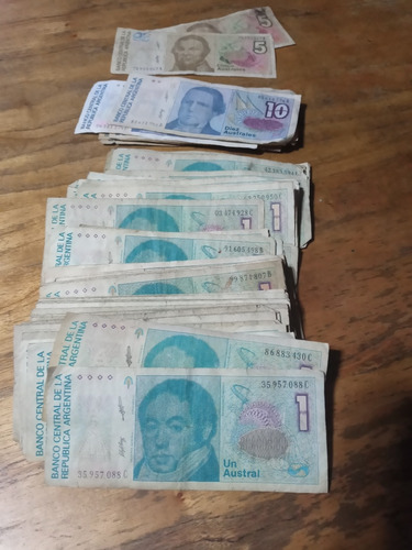 Australes De 1, 5 Y 10 Todos 5.500$ (Usado)