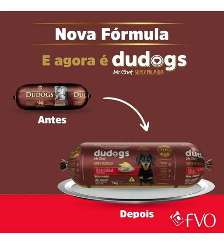 Mr.chef Dudogs Alimento Úmido Super Premium 1kg