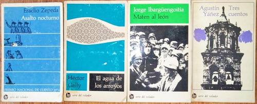 4 Obras De La Serie Del Volador Editorial Joaquín Mortiz 80s