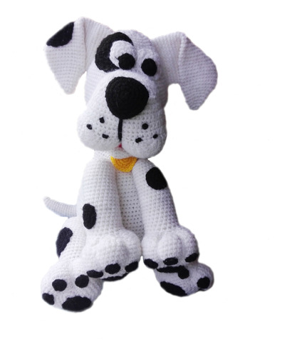 Muñeco Perro Dalmata Amigurumi