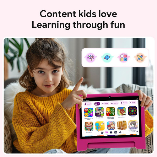 Tablet Infantil Apolosignage De 10.1 Pulgadas Con Android 13