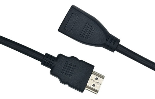 Cabo Extensor HDMI Macho para Fêmea 3 Metros 4K Full HD 1080p Blindado Alta Velocidade Áudio e Vídeo Compatível com TV, Notebook, Projetor, Receptor e Console