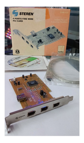 Tarjeta Pci Con 4 Puertos Firewire Ieee 1394