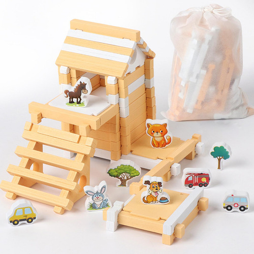 Juego De Bloques De Construcción, Juguete De Aprendizaje De