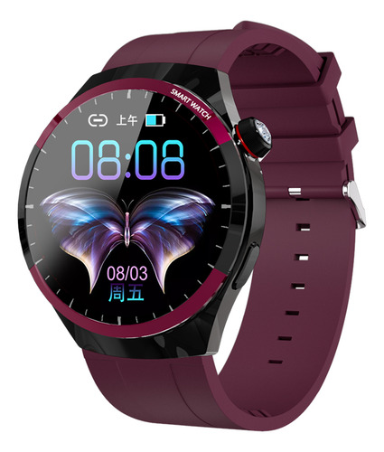 Nfc Smartwatch Mujer Bluetooth Llamada Gps Motion Tracks