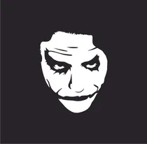 Comprar Calcomanía Ploteo Vinilo Troquelado Joker Guasón 28 Cm.