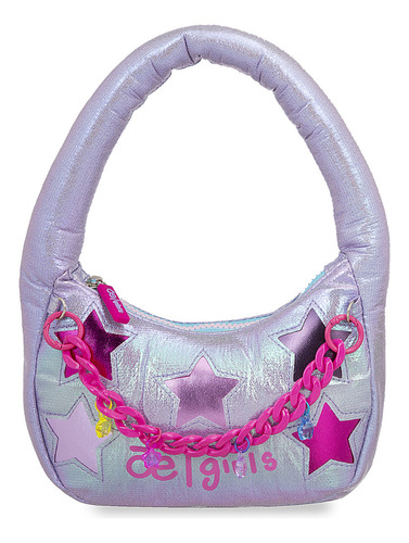 Bolsa Niñas Satchel Cloe Iritza Mediano Color Violeta