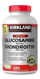 Glucosamina 1500 Mg & Condroitina 1200 Mg -280 Tab, Kirkland Sabor Neutro