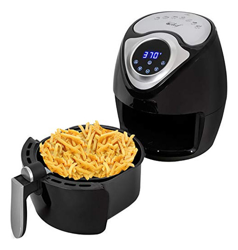 Deco Chef Xl Sartén De Aire Digital De 3.7 Qt Con 7 Programa