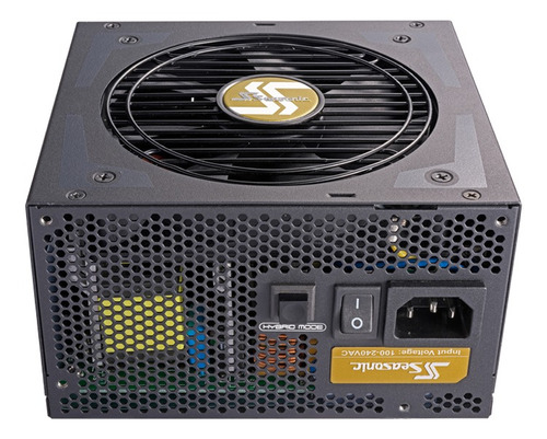 Imagen 2 de 3 de Fuente de alimentación para PC Sea Sonic Electronics Focus Plus Gold Series SSR-850FX 850W black 100V/240V