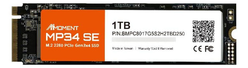 Unidad De Estado Sólido Mmoment Mp34 Se 1tb Nvme M.2 2280 Pa