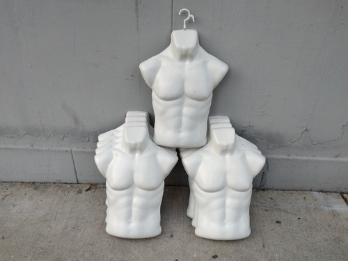 Busto De Plastico Caballero 10 Pzs Envio Gratis