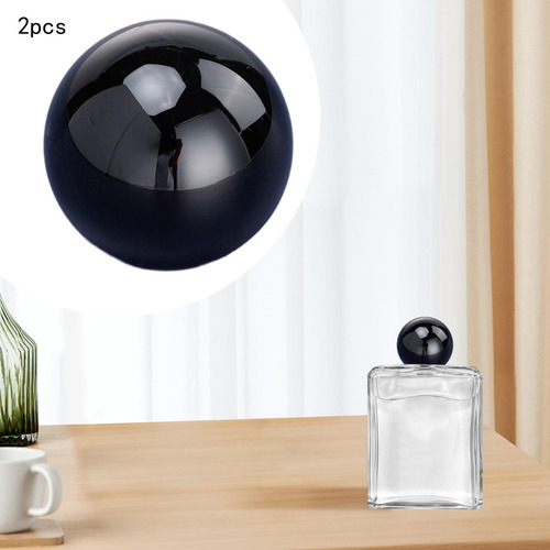 Tapas De Perfume Recargables, Elegancia Polipropileno Negro