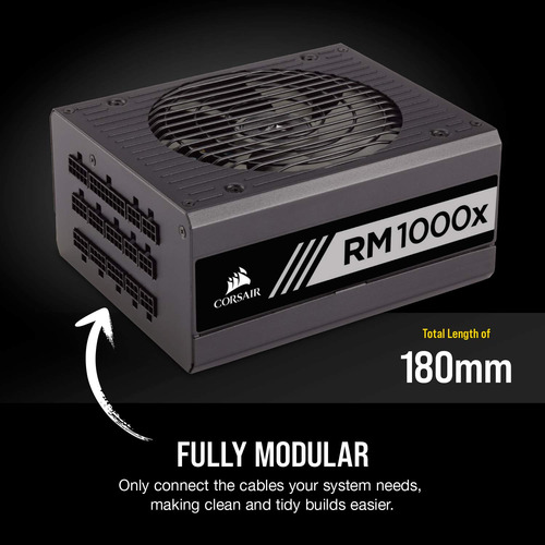Fonte De Alimentação Corsair Rmx Series Rm1000x 1000w 80+ Go