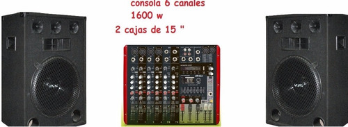 Combo Consola  Completo Para Fiestas Conferencias O Eventos