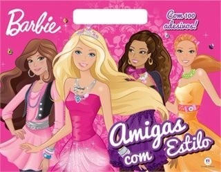 Maleta Barbie Amigas Com Estilo - Com Adesivos - Ciranda Cul
