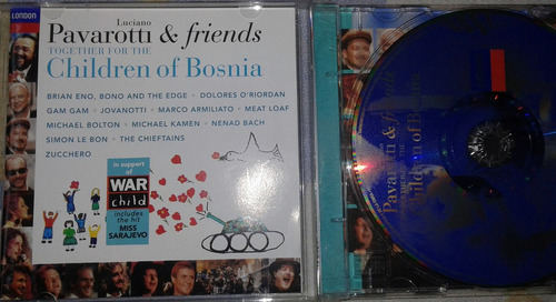 Pavarotti & Friends Cd Together For The Children Of Bosnia