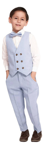 Conjunto Formal Celeste Para Niño