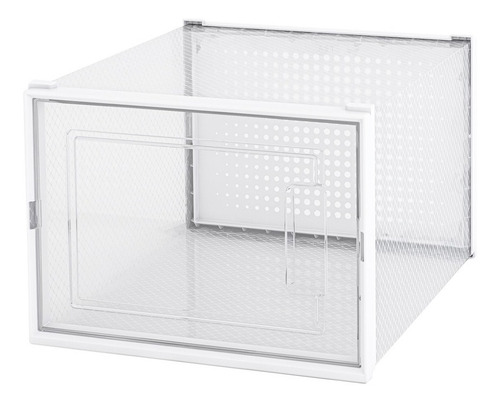 Caja Zapatos Tenis Zapatera Organizador Shoe Box 12 Pzas L Color Blanco