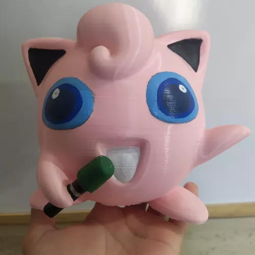 Jigglypuff Pokémon Estátua Decorativa Fofo E Leve Plástico - R$ 100