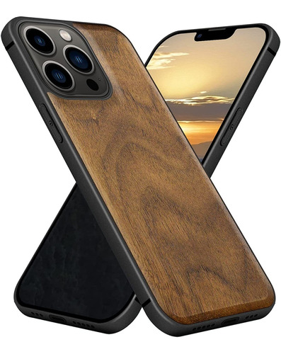 Funda Magnética De Madera Para  13 Pro Case  Madera   ...