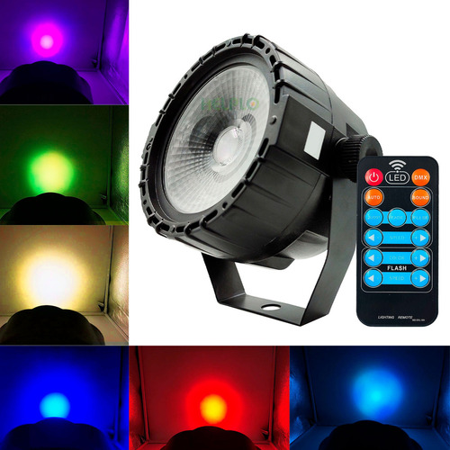 Kit 8 Luz De Palco Rítmico 40w Plug U Light Par Led Dj Dmxuv 127/220V
