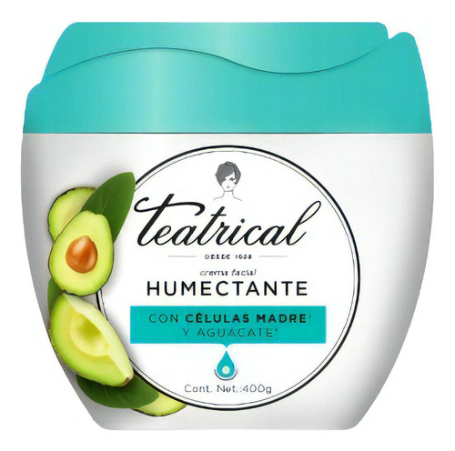 Crema Humectante Facial Teatrical Regeneración 400 Gramos