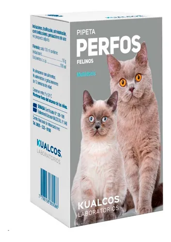 Pipeta Multidosis Perfos Gatos Pulguicida Kualcos