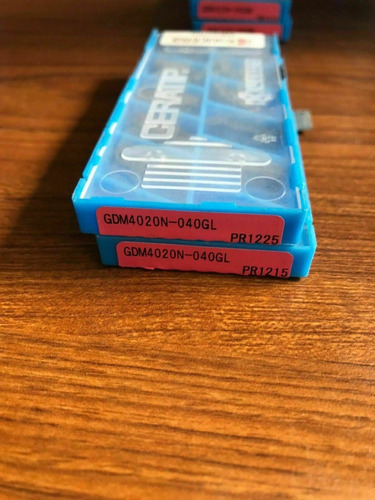 Ten (10) New Gdm4020n-040gl Pr1225 Kyocera Carbide Inser Ccs