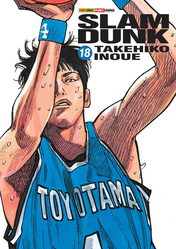 Slam Dunk Vol. 18, de Inoue, Takehiko. Editora Panini Brasil LTDA, capa mole em português, 2019