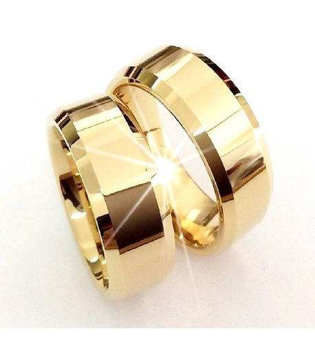 Par Alianças Ouro 18k 6mm 8gr Anatômicas Casamento 