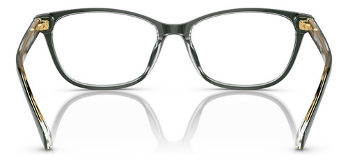 Armação Óculos De Grau Ralph Ralph Lauren Ra7133u 6071 53 Cor Verde Com Cristal