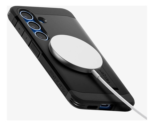 Funda Spigen Tough Armor Magfit Para Samsung Galaxy S25 Negro Armor