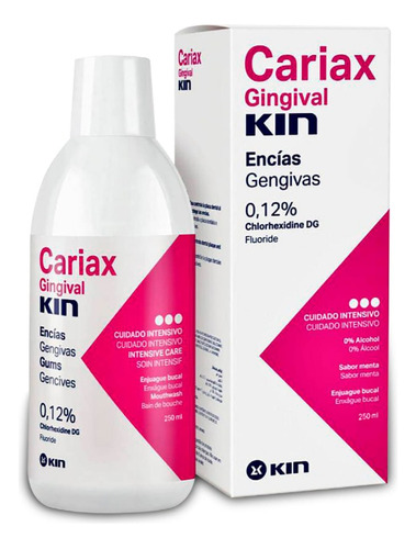 Enjuague Kin Cariax Gingivitis Chx 0,12% 