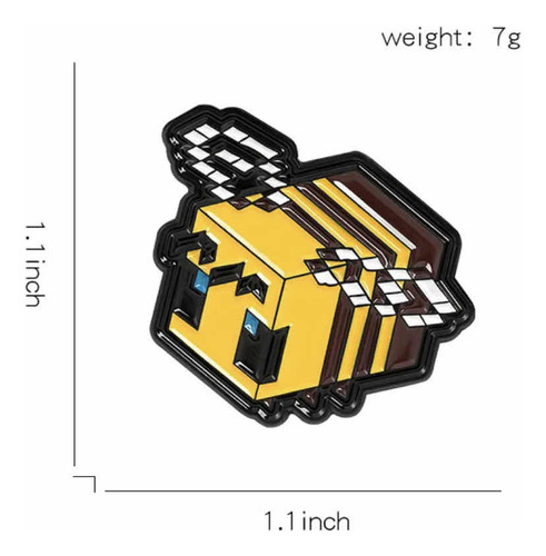 Imagen 4 de 6 de Pin De Abeja De Minecraft