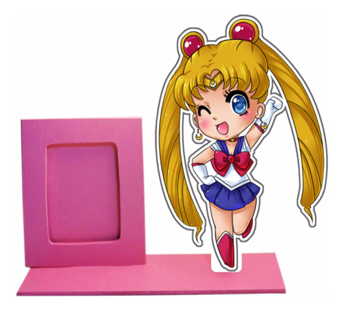 Recuerdos De Sailor Moon 10 Portarretrato Madera Mdf Niñas