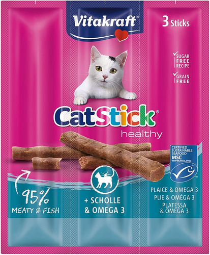 Snack Para Gatos Vitakraft Cat Stick Classic Salmón 18gr