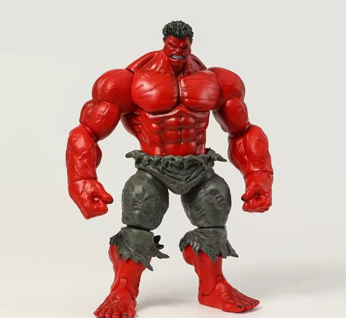 Figura Hulk Rojo Red Bruce Banner Articulada De Coleccion.