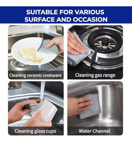 Trapos De Alambre Reutilizables Para Lavar Platos 32 Pcs