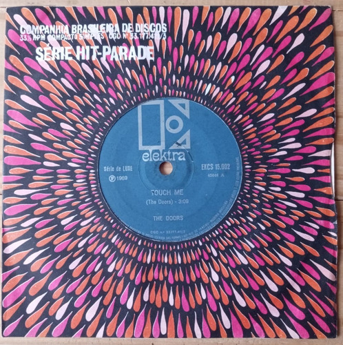 The Doors Touch Me/wild Child Simple 1969 Brasil 8 Puntos Estándar (Usado)