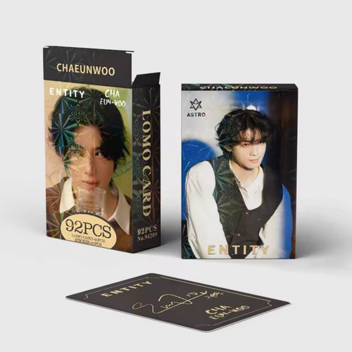 60 Photocards + 32 Stickers - Cha Eun Woo De Astro (92 Pzs)