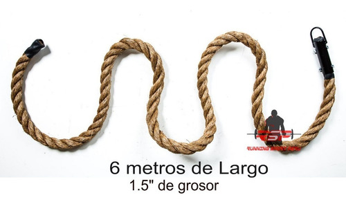 Soga De Ascenso Cuerda De Escalada Con Gancho Crossfit Gimna
