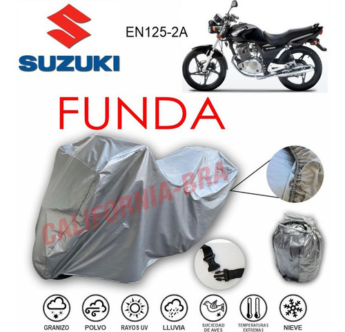 Funda Cubierta Lona Moto Cubre Suzuki En125 2 A