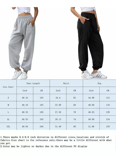 HeSaYep - Pantalones deportivos de cintura alta para mujer, pantalones  deportivos holgados para descansar