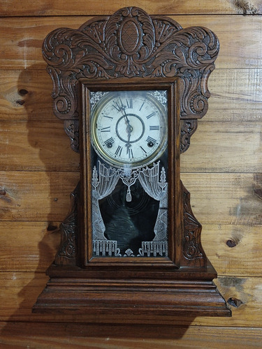 Reloj Antiguo Gilbert Clook Tallado 